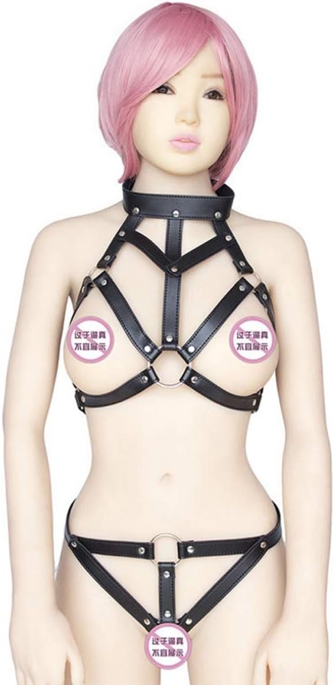 CXQ Yoga Leather Tunic Tight Chest Strap, Perfect for Festive Carnival Costumes T-Shirt，Hat