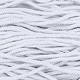 Twisted Natural Cotton Rope - 1/4 Inch - Solid