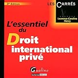 l'essentiel du droit international privé (3e édition) by
