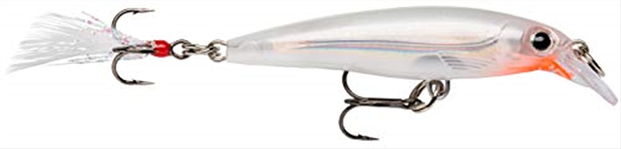 Rapala X-Rap Lure with Two No. 10 Hooks, 0.9-1.5 m Swimming Depth, 6 cm Size, Glass Ghost