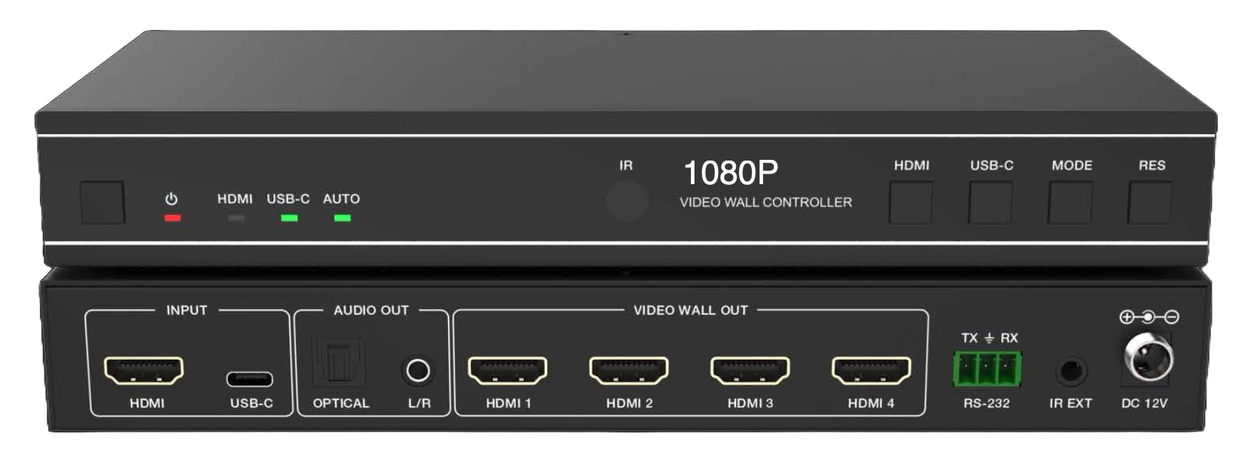 2x2 HDMI Video Wall Processor (2022 Version) HD TV