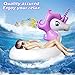 Unicorn Pool Floats, Swim Tubes for Kids, Inflatable Pool Floats Toys for Summer Beach River and Lake Floaties Tube Water Raft Party Decorations for Children Girls Boys Toddlers