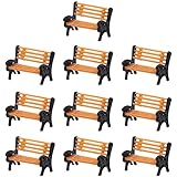 YZ150 10pcs Park Benches Model Train 1:150 Bench Chair Settee N Z Railway Layout New