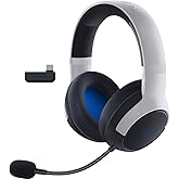 Razer Kaira Dual Wireless Gaming Headset for PlayStation 5 / PS5, PC, Mobile, PS4: Triforce 50mm Drivers - HyperClear Cardioi