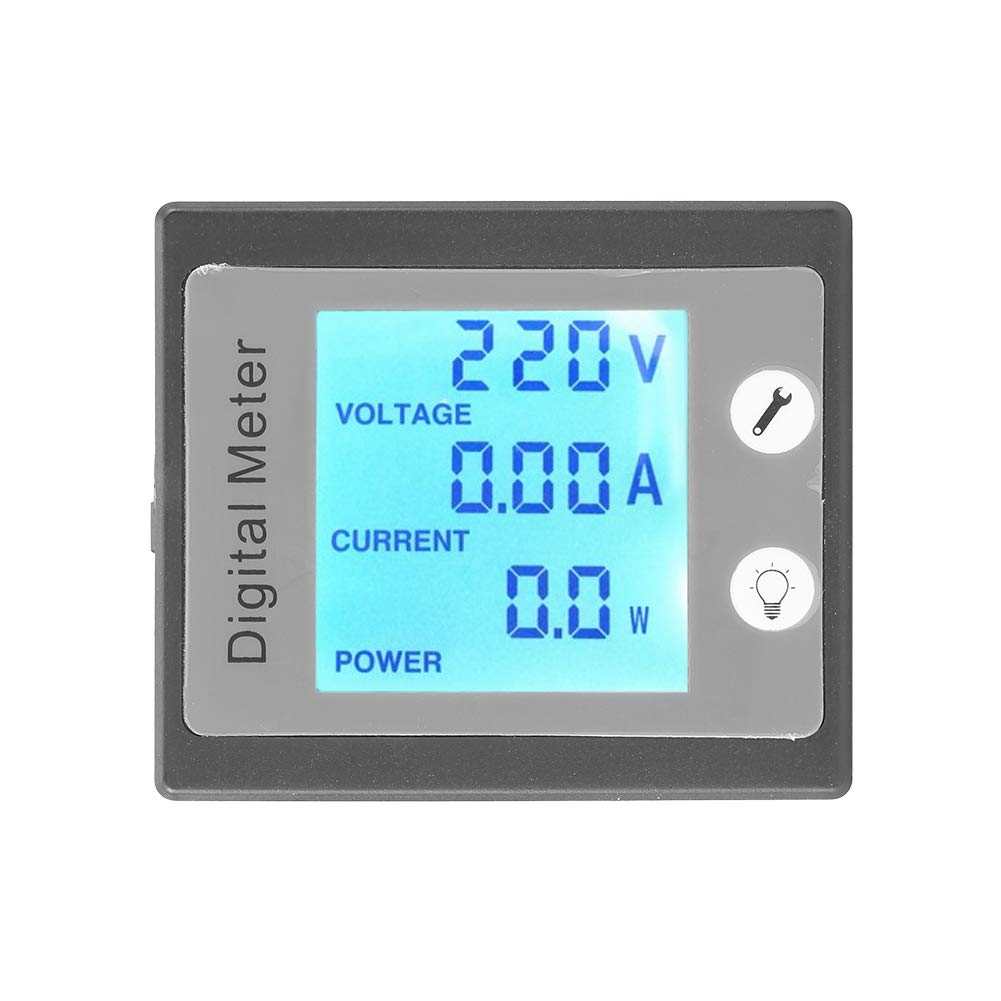 Lazmin112 Mini LCD Digital Voltmeter Ammeter, PZEM-011, 80-260V AC 100A, Voltage Watt Energy Panel Meter Tester + CT