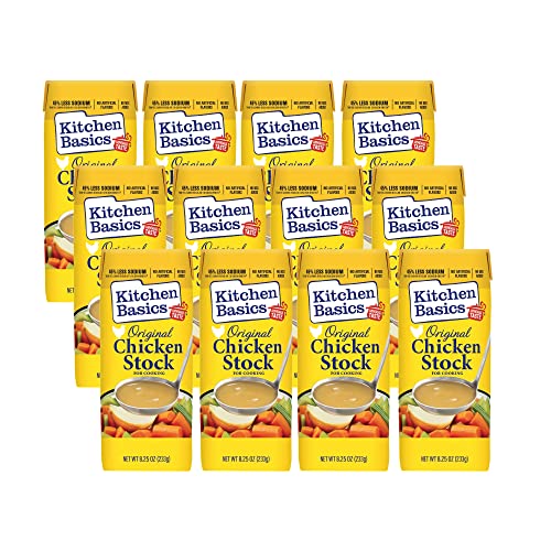 Kitchen Basics Original Chicken Stock, 8.25 oz Carton, (Pack of 12