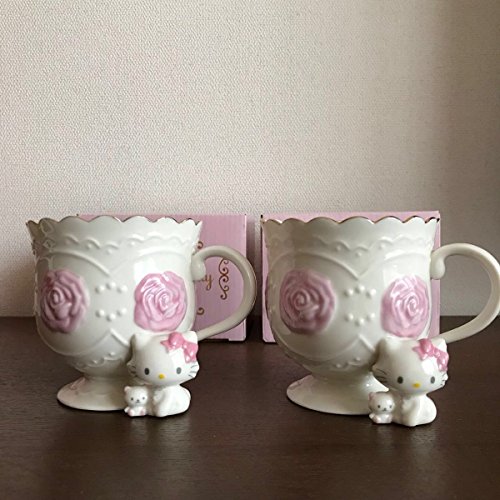 ハローキティデコレーションマグカップ レア薔薇 チャーミー