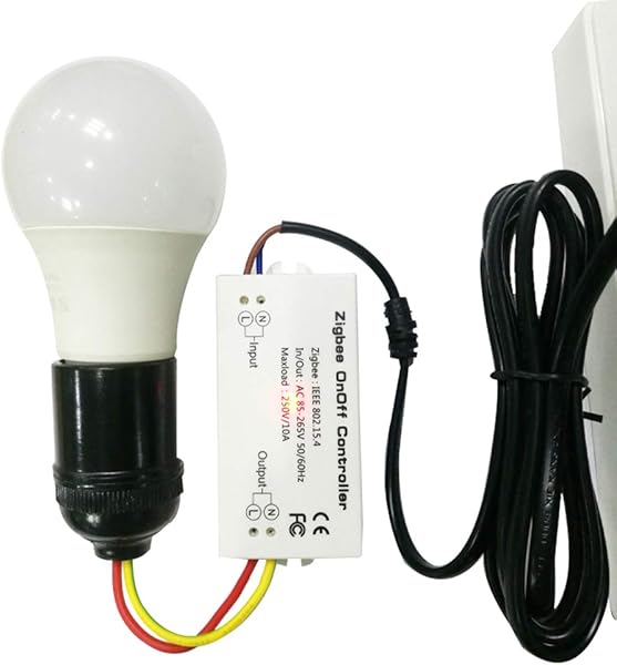 Funien Controlador Zigbee OnOff Zigbee Controlador de EncendidoApagado S Mart Switch APLICACIN Control Remoto Inteligente Mdulo Home Dimmer Light Controller Zigbee Bridge Hub AC85 265V 10A