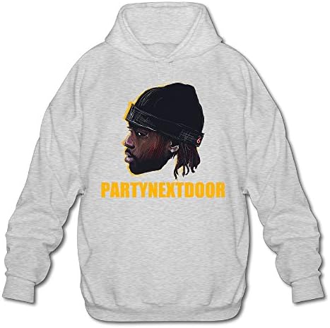 OOONG Men's PARTYNEXTDOOR Hooded Sweatshirt Ash X-Large