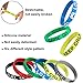 60 Pieces Video Game Bracelets Rubber Bracelets Game Party Wristbands Supplies Colored Silicone Bracelets for Gamer Birthday Party Favors (60 Pieces, 6 Style)