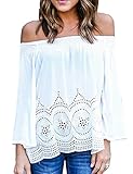 Relipop Women's Fashion Off Shoulder Tops Long Sleeve Blouses Causal T-shirts