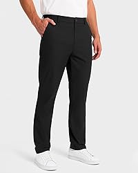 SNOWTEN Mens Golf Pants Classic Fit Stretch Work