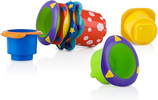 nuby splish splash stacking cups