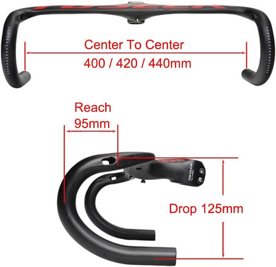 Toseek aero integrated carbon handlebar Clearance