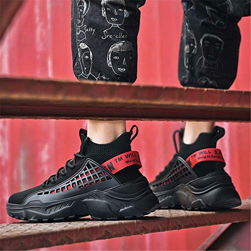 FUSHITON Herenmode Schoenen Hoge Toppen Sneakers Wandelen Rennen Gewoontjes - Image 8