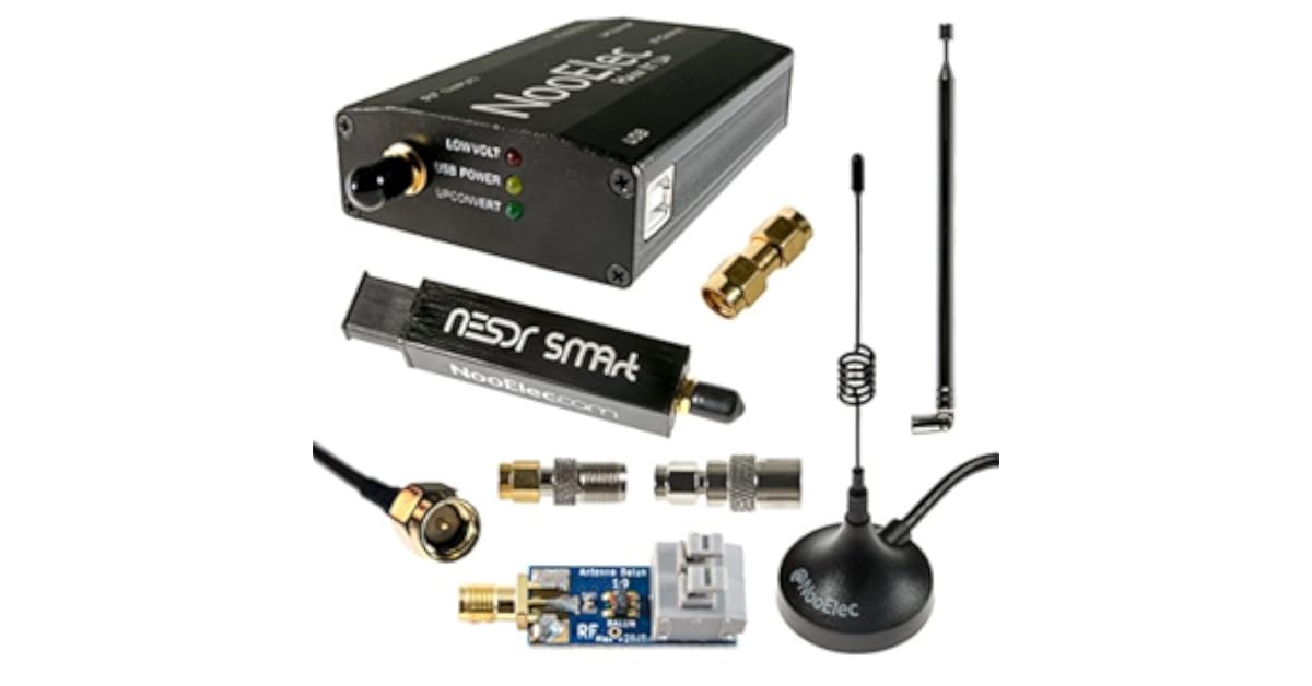 Kit Radio SDR Banda corrida 100Kz a 1.7 Gz Usb PC Importar de Miami