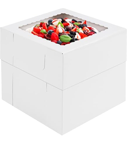 DecoPac Wedding Boîte de transport pour gâteau Blanc 38,1 x