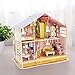CubicFun Miniature Dollhouse Kits with Furniture,Kids House 3D Puzzle Toys,Sara's Home P678h