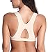 DeepTwist Women's Post-Surgical Front Closure Sports Bra Adjustable Wide Strap Racerback Support Bra, SZ83288-Beige-L