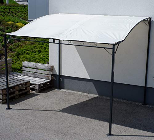 ALEOS. AS-S Wand Anbau Pavillon Terassenüberdachung 3x2,5 Meter Dach 100% wasserdicht UV30+ – Bild 4
