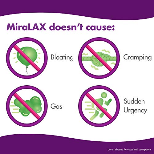 5 MiraLAX+Powder+Laxative+Doses+Ounce