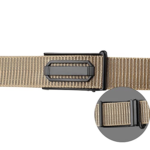 Taktischer Gürtel, Unisex Gürtel mit Schnellspanner Metallschnalle, Nylon Gürtel für Outdoor,Freizeit, Jagen