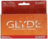 GLYDE Slimfit Premium Small Condom - 12 Snugger Fit Condoms : Australia's #1 Natural Condom
