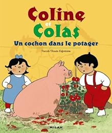 Un  cochon dans le potager