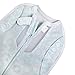 Woombie Convertible Nursery Swaddling Blanket - Swaddle Converts to Wearable Blanket for Babies Up to 3 Months - Vented (Mint O's, 5-13 lbs)