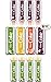 Diet Coke Ginger Lime, Twisted Mango, Zesty Blood Orange, Feisty Cherry Flavoured Beverage - Variety Pack!, 12 Oz Sleek Cans (Variety Pack of 16, Total of 192 Oz)