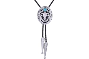 HUABOLA CALYN Bolo Ties for Men Western, 3D Cowboy Hat Bolo Tie-Vintage Cowboy Knight Boots Western Bola tie Necktie for Men