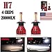 2Pcs H7 LED Headlight Bulbs Conversion Kit Car Headlamp 20000LM 6000K Cool White Hi/Lo Beam DRL Fog Light Replace for Halogen HID - Plug and Play