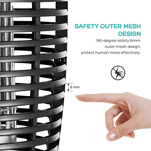 YUNLIGHTS Electronic Bug Zapper, Mosquito Zapper UV Light, Fly Trap