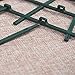 GREENWISH 4pcs 9x3inch Mini Plant Trellis Plastic Garden Plant Support DIY Climbing Trellis Flower Supports Dark Green