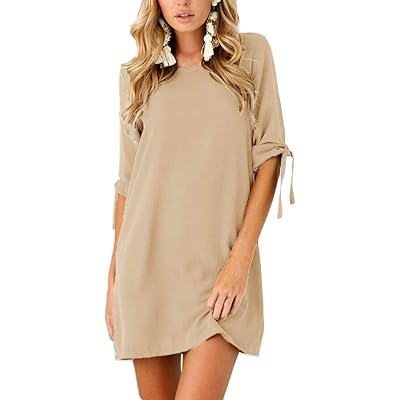 Miracle Women Fashion Casual Short Sleeve Solid Lebanon | Ubuy