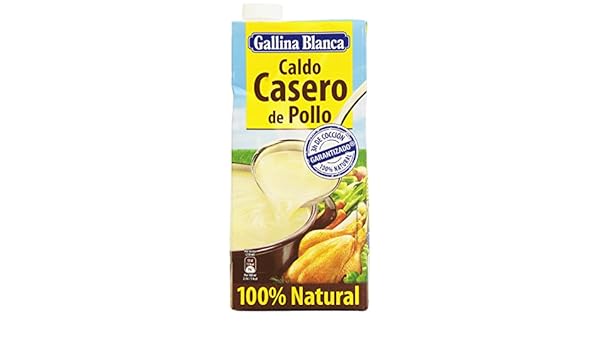 Gallina Blanca Caldo Casero de Pollo 100% Natural - 1000 ml ...