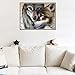 Wolf 5D Diamond Painting by Number Kit, Staron DIY Diamond Embroidery Painting Cross Stitch Kit 5D Diamond Crystal Rhinestone Embroidery Painting DIY Art Craft Canvas Wall Decor (Wolf Lover 2❤️)