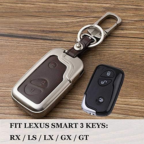 SUNQQB Auto Key Set Shell Key Cover Case Wallet keychain For Lexus CT200H GX400 GX460 IS250 IS300C RX270 ES240 ES350 LS460 GS300 450h