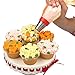 Russian Piping Tips- 24 Pc Dessert Cake Decorating Nozzle Set w 13 Nozzles, 10 Bags, and Tri-Color Coupler, Use 3 Colors at Once - Great Baking Gift
