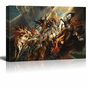The Fall of Phaeton by Peter Paul Rubens - Canvas Print Wall Art Famous Painting Reproduction - 12" x 18"