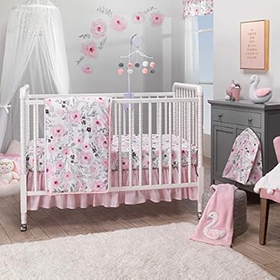 floral cot bedding set