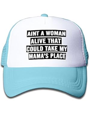 Ain't A Woman Alive That Could Take My Mama's Place Mesh Hat Trucker Style Outdoor Sports Baseball Cap With Adjustable...