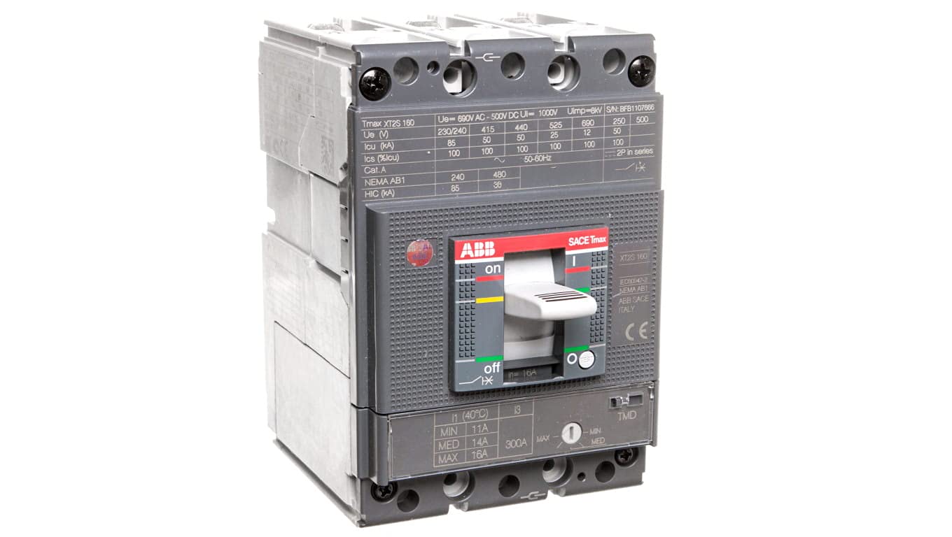 abb-entrelec XT2 – Automatic Switch S160 TMD R16 IM300 Fixed 3 Poles F/or