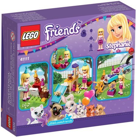 Lego friends party train with stephanie and the hamster…