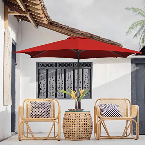 BMOT Ø 300 cm Aluminum Sonnenschirm Marktschirm Gartenschirm Terrassenschirm Sonnenschutz UV 40+ – Bild 7