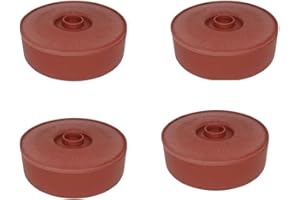 Imusa USA MEXI-1000-TORTW 4 Pack Traditional Microwave Safe 8.5" Terracota Tortilla Warmer, Light Brown Brick Color