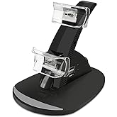 VSEER PS3 Controller Charger, Dual Console Charger Charging Docking Station Stand for PS3 with LED Indicators, Black