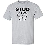 Stud Muffin Graphic Clothing - T-Shirt - Gray - Medium