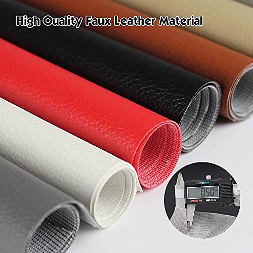 Faux Leather Sheets 36"×54" Vinyl Marine Weatherproof Furniture