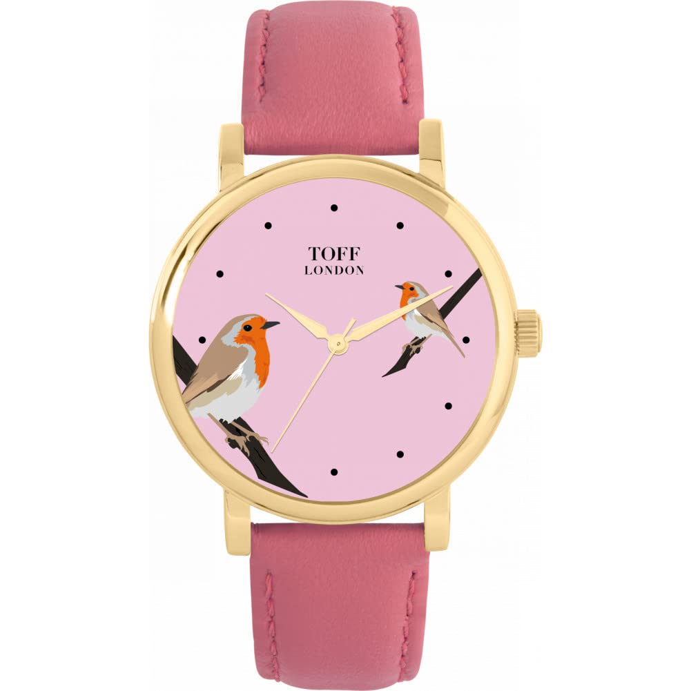 Toff London Ladies Robins Bird Watch